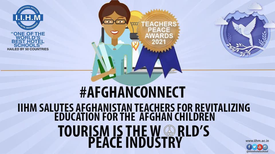 IIHM Confers First Ever Teachers Peace Award 2021 to Teachers of Afghanistan